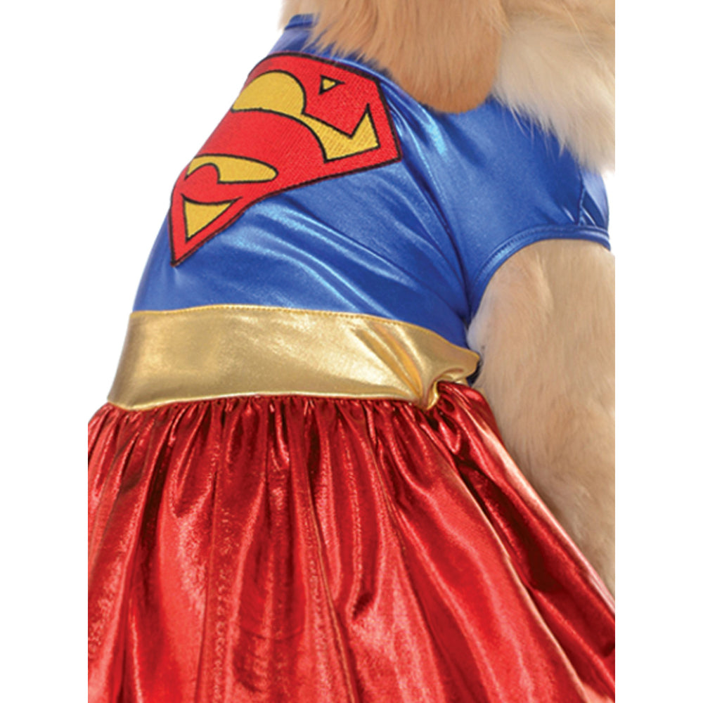 Superman Size S Supergirl Dress Deluxe Pet/Dog Party Costume