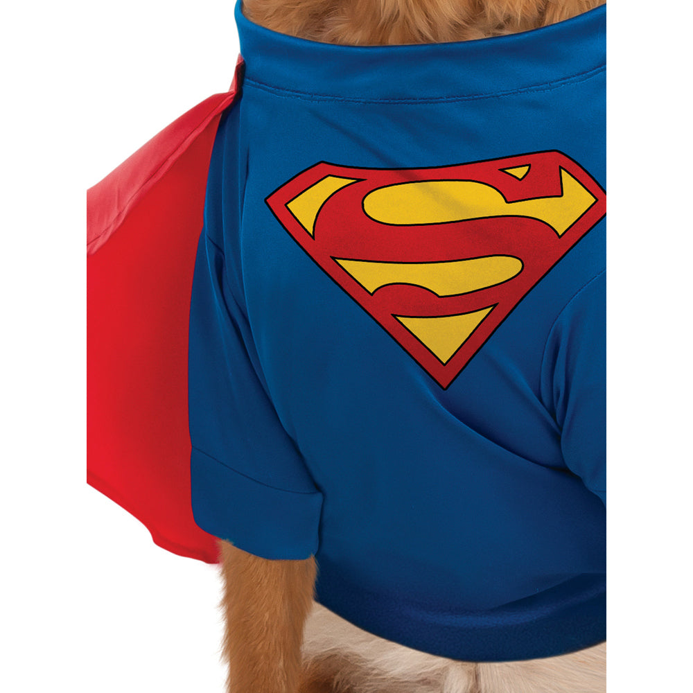 Superman Size S Superman Shirt/Cape Deluxe Pet/Dog Party Costume