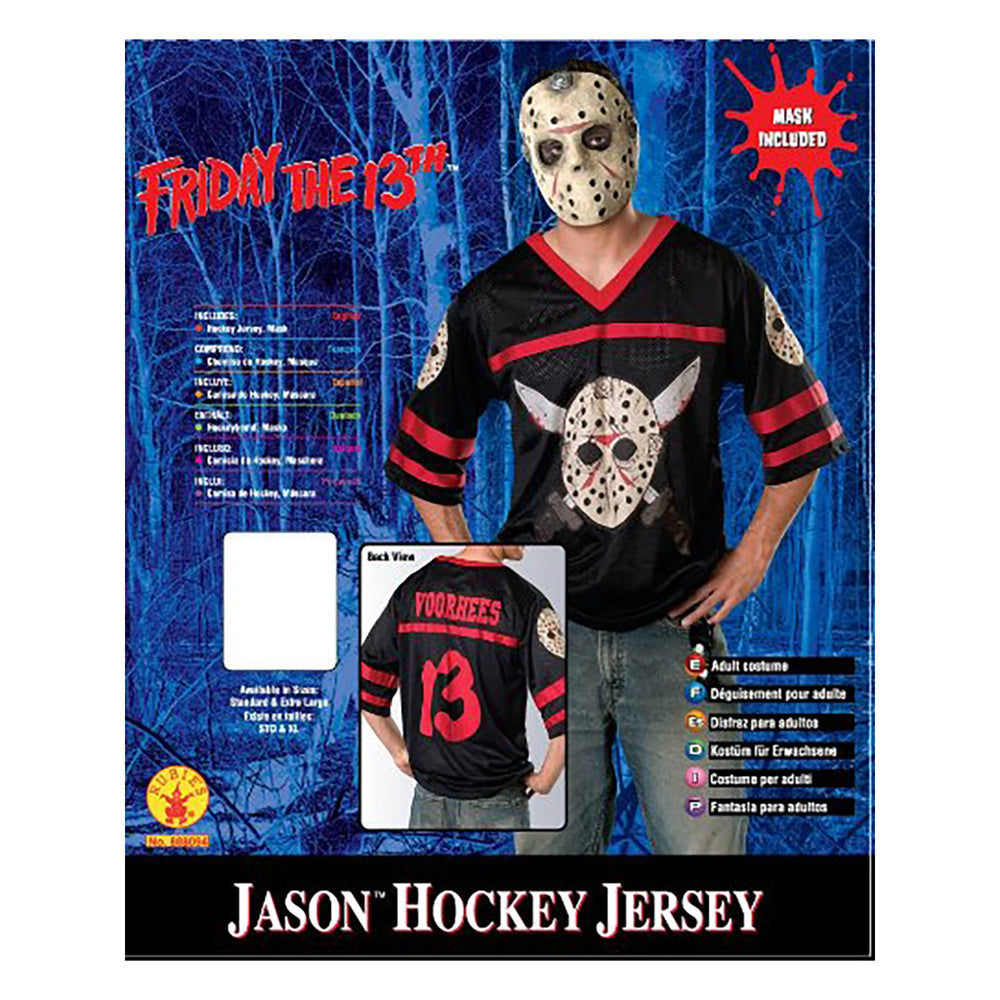 Jason Hockey Jersey Mask Adult Costume Party Dress-Up