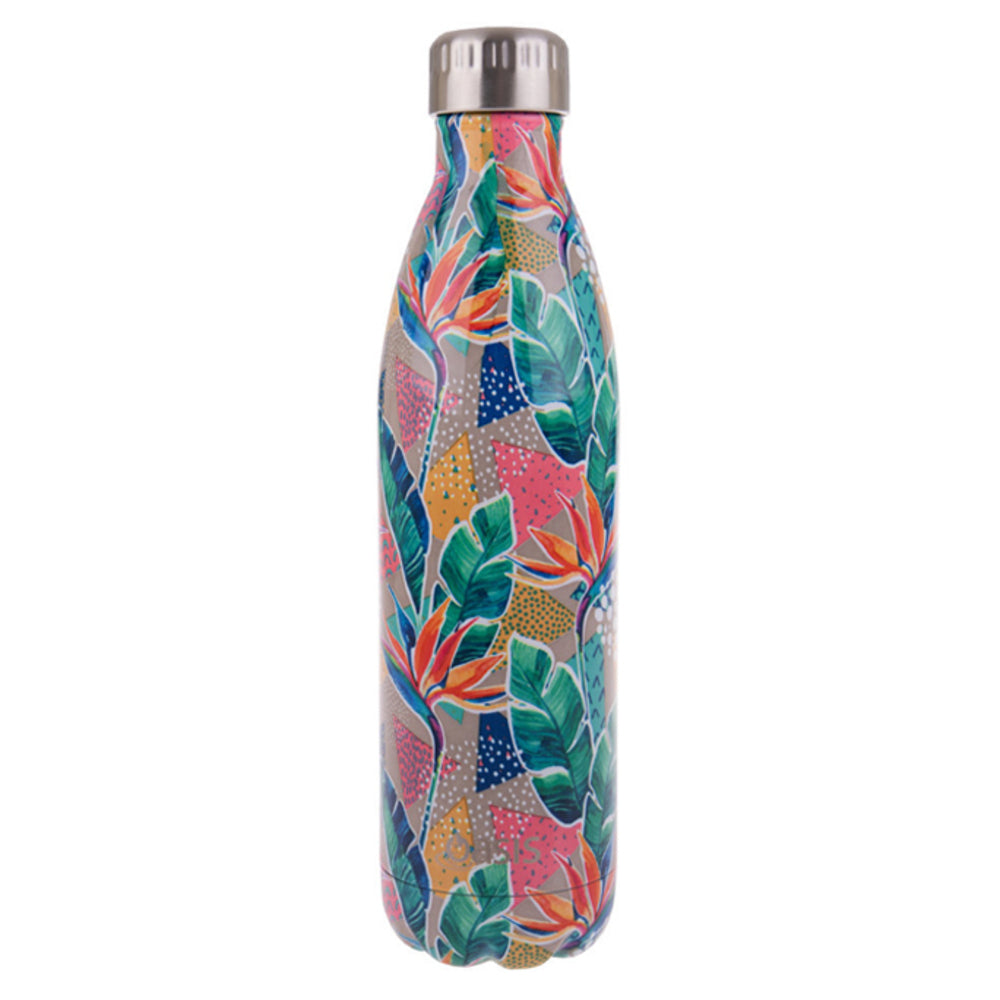 2PK Oasis Stainless Steel Double Wall Insulated Drink Bottle 500ml - Botanical