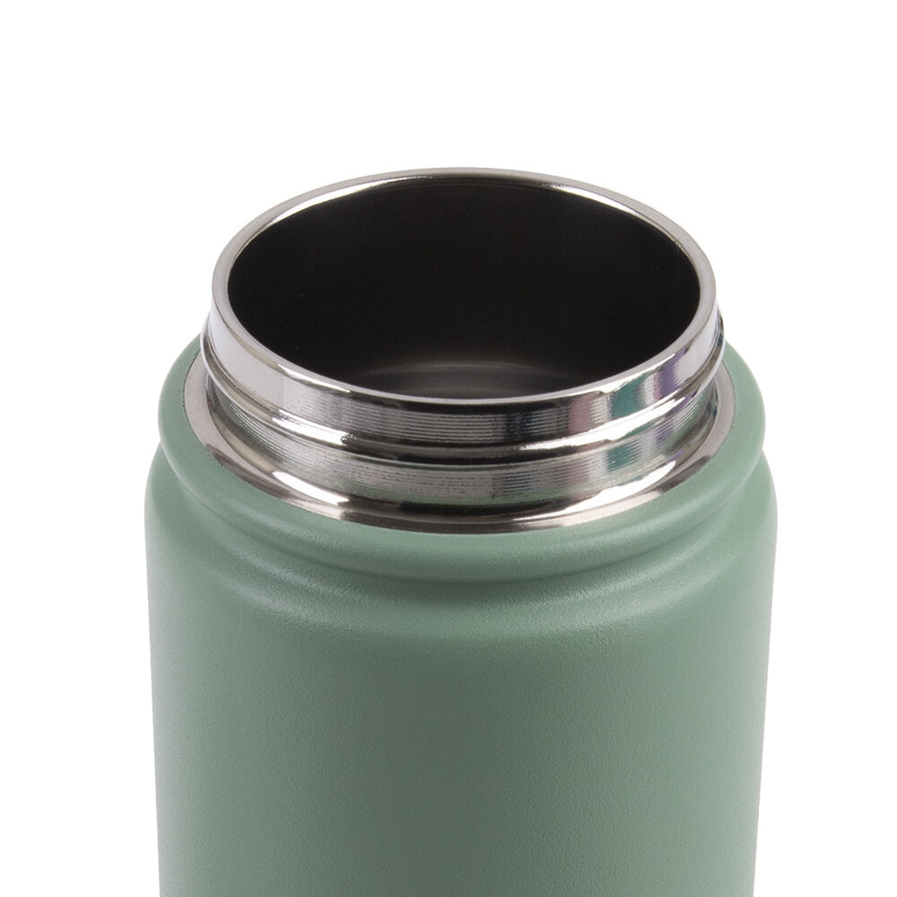 Oasis Stainless Steel Insulated Challenger Sports Bottle w/Cap 550ml Sage Green