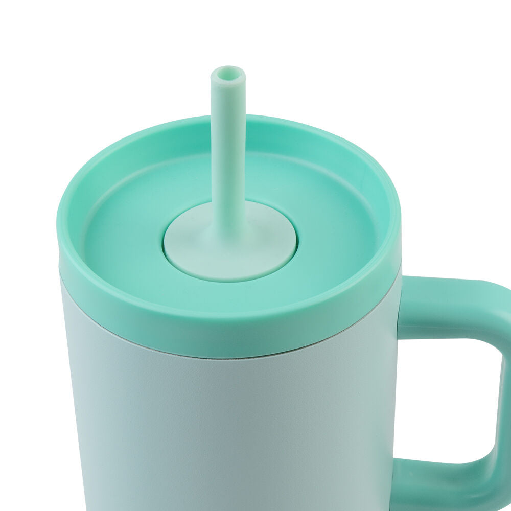 2PK Oasis Stainless Steel Insulated Jnr Commuter Travel Tumbler 700ml Mint
