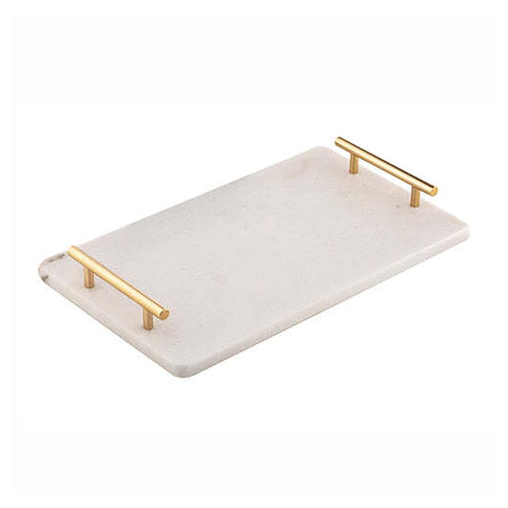 Tempa 40cm Emerson Rectangle Serving Tray/Board/Plate White