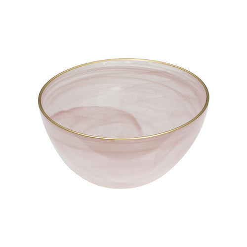 4PK Ismay 750ml Glass Soup/Rice Bowl Dinnerware - Pink