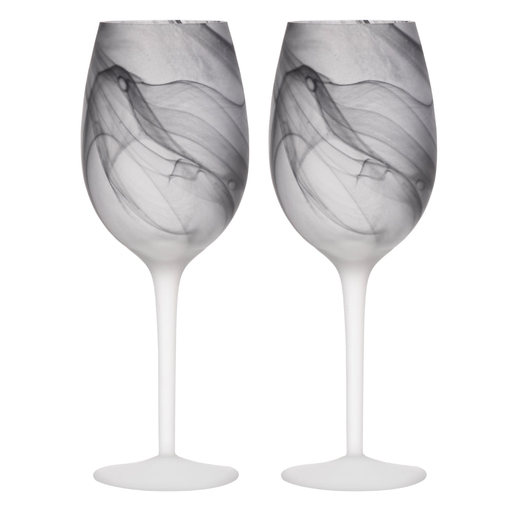 2x 2pc Tempa Skylar Storm Red/White Wine Drinking Glass Set