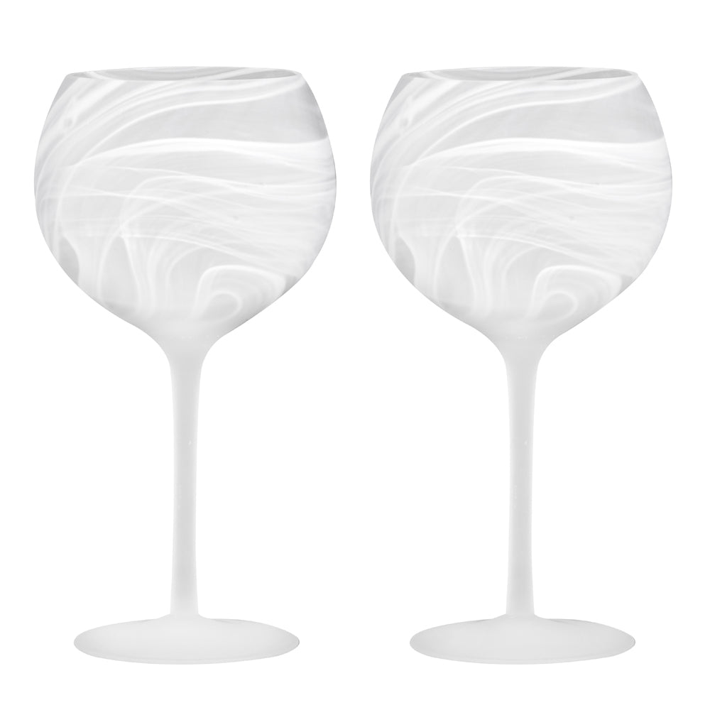 2x 2pc Tempa Skylar Frost Gin/Cocktail Glass Drinking Set