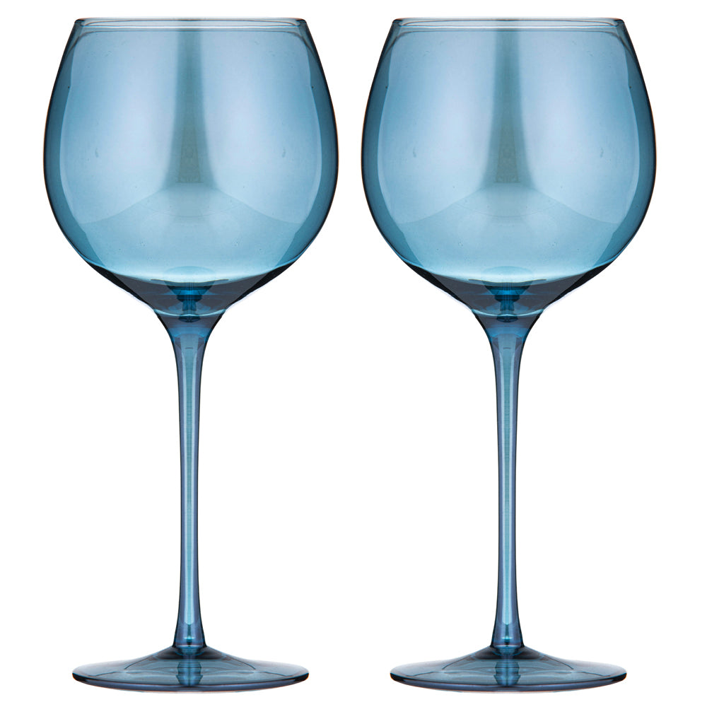 2pc Tempa Verity Gin/Tonic Drinking Crystal Glass Set - Sapphire