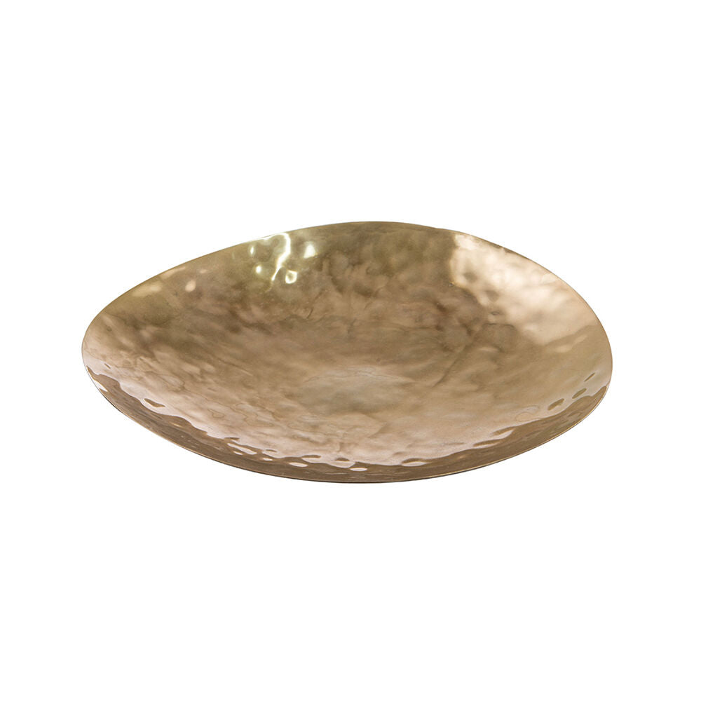 Tempa Ryland Iron Round Home Decor Display Dish 32x31cm Gold