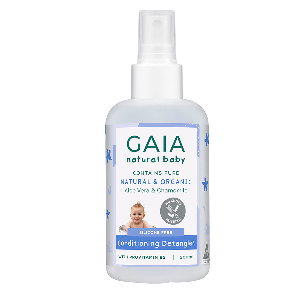 Gaia 600ml Organic Baby/Kids/Toddlers Conditioning Detangler Vegan Friendly