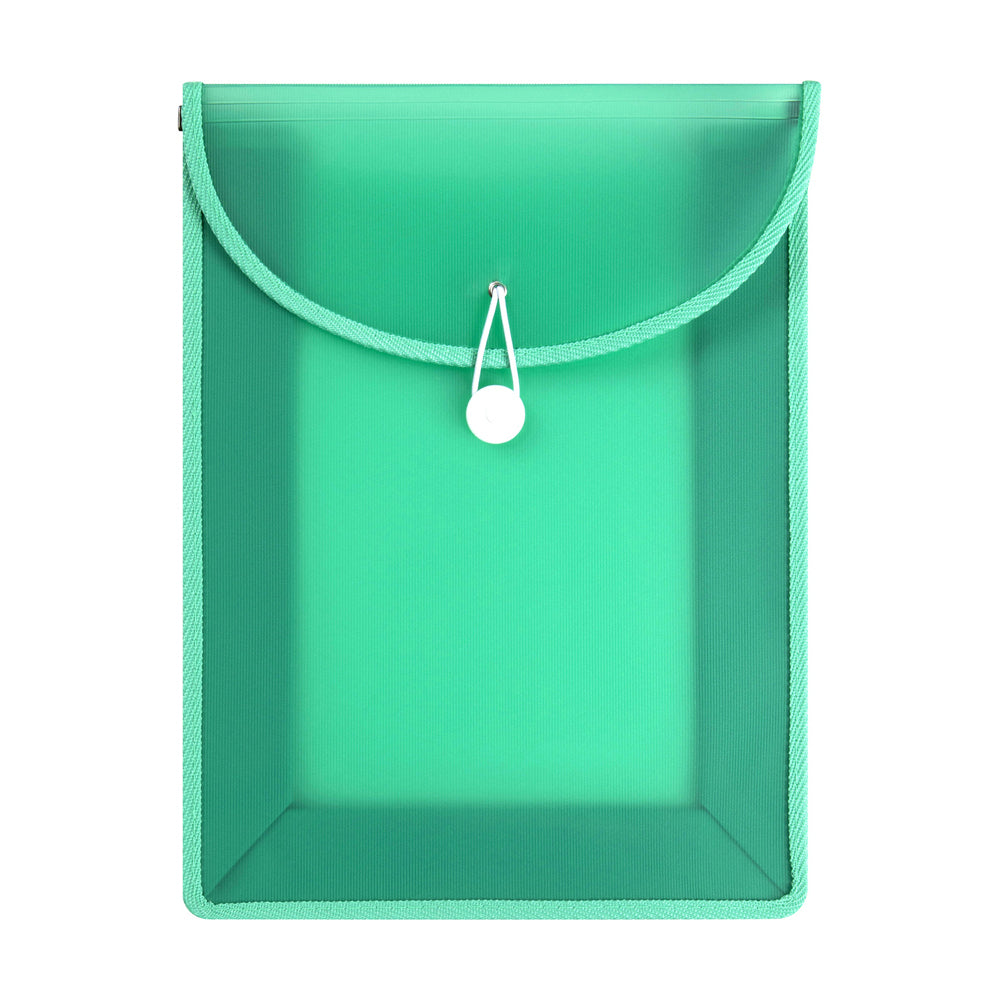 3PK Marbig Top Load A4 File Document Paper Holder - Spearmint Green