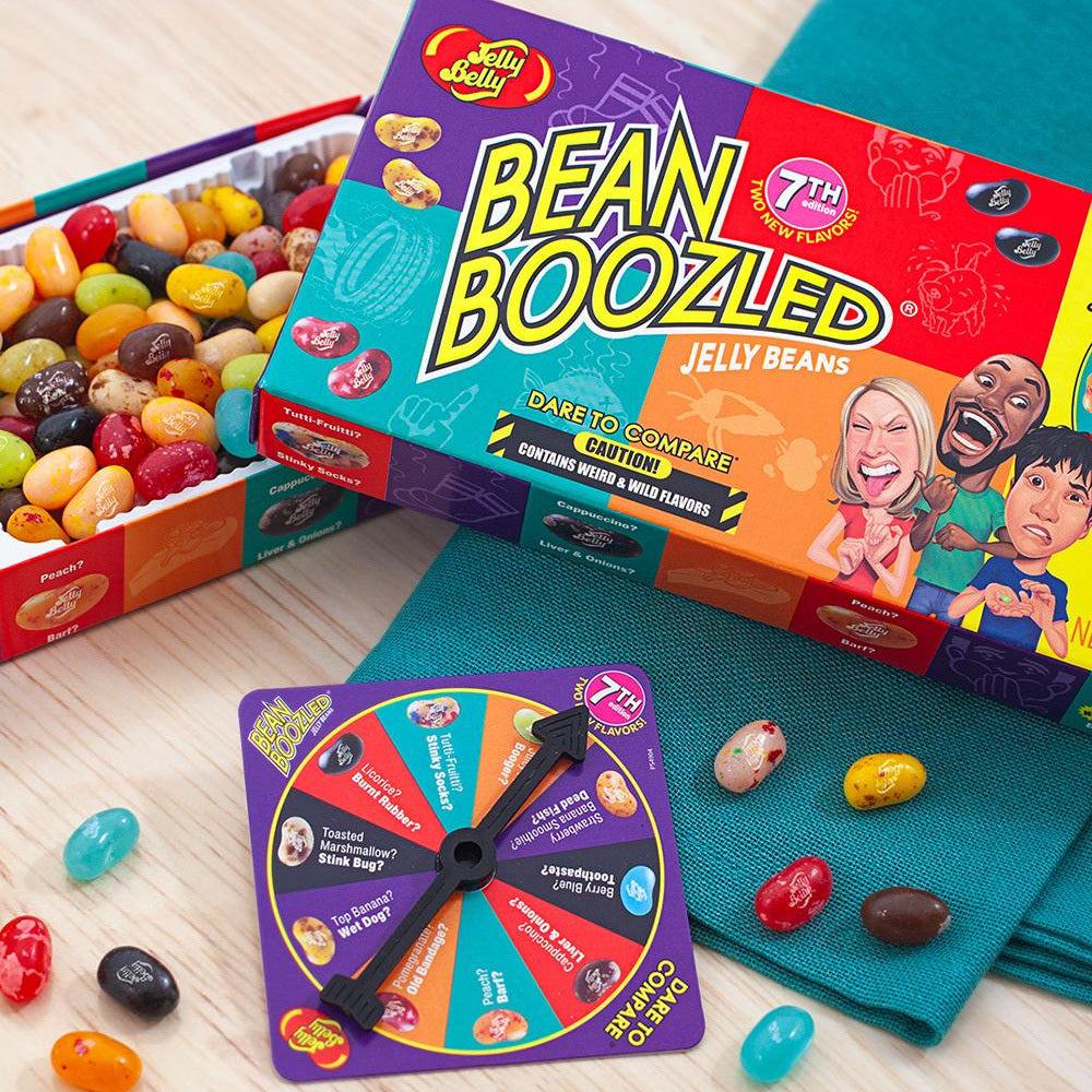 2PK Jelly Belly Bean Boozled Jelly Bean Spin Game Chewy Candies 100g
