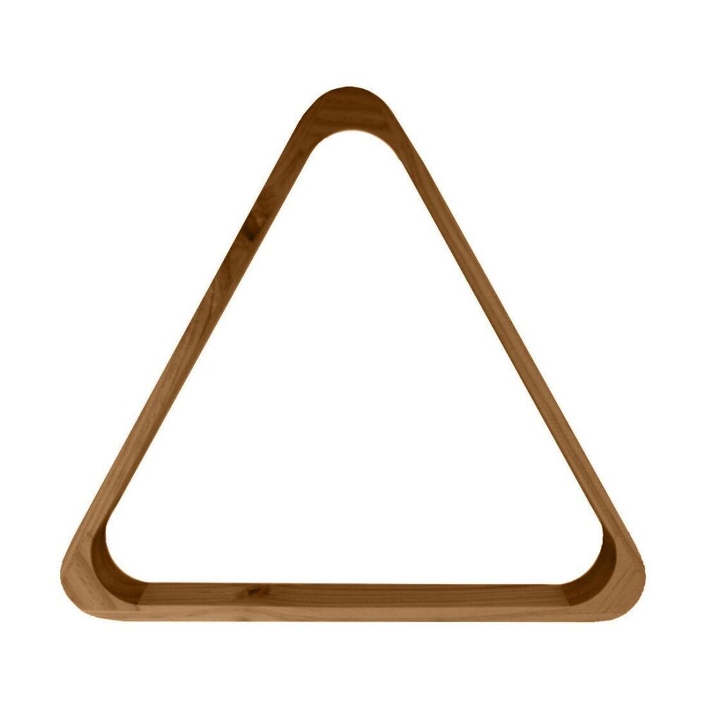 2PK Formula Sports 10 Ball Rack Wooden Pool/Billiards Triangle - Brown