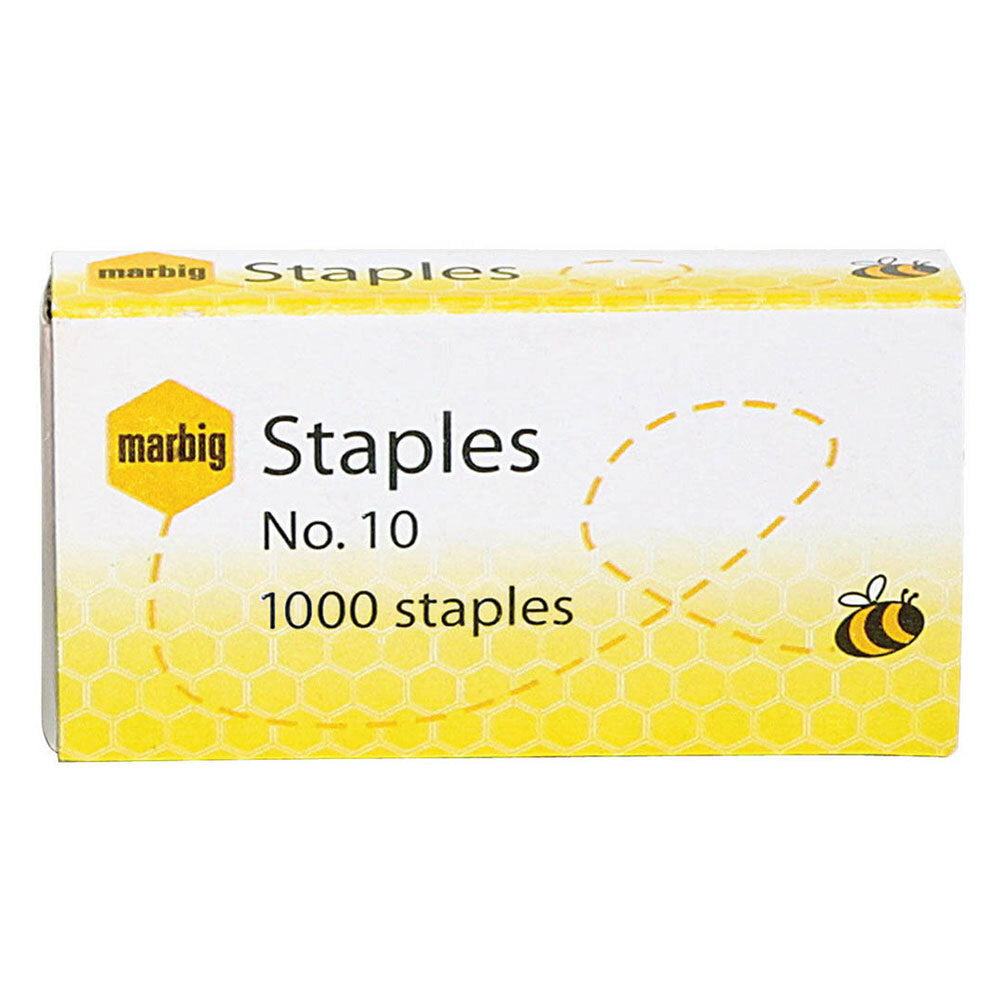 10PK Marbig Staples NO.10 1000BX