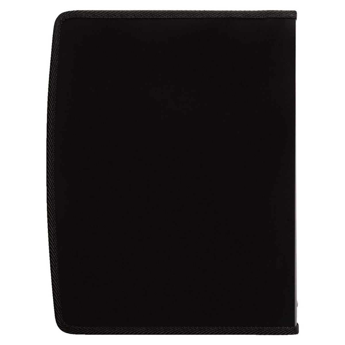 3PK Colourhide A4 Zip-It Expanding File w/ Pen Holder Loop Black