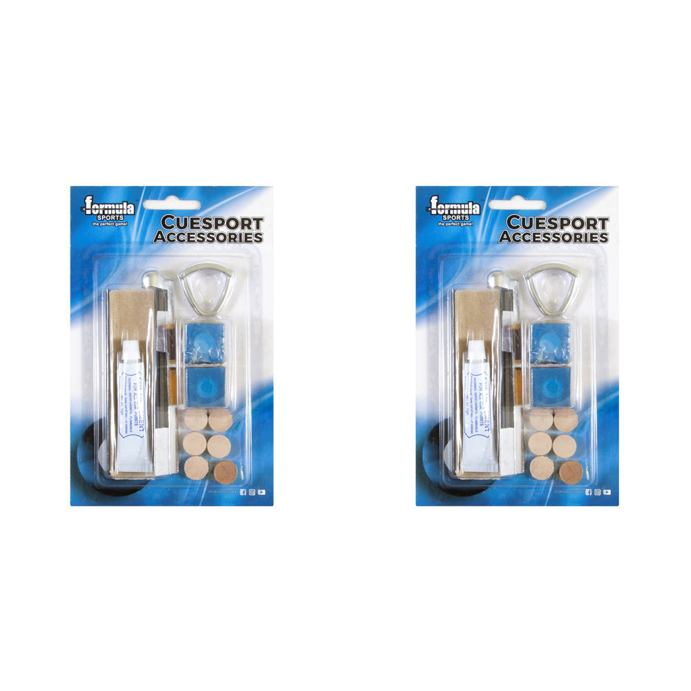 2PK Formula Sports Cue Tipping Kit Accessory Set Standard