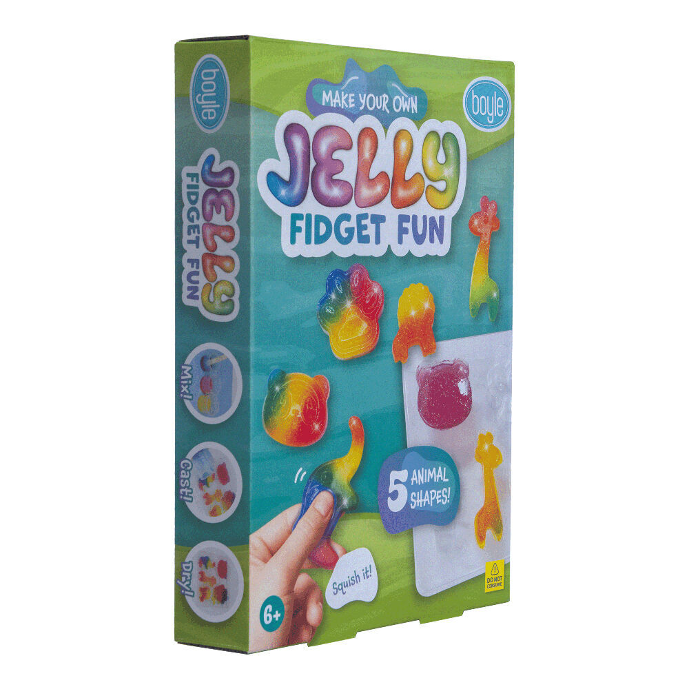 6PK Boyle Make Your Own Jelly Fidget Fun Project Kit Kids DIY Craft 6y+ Animal
