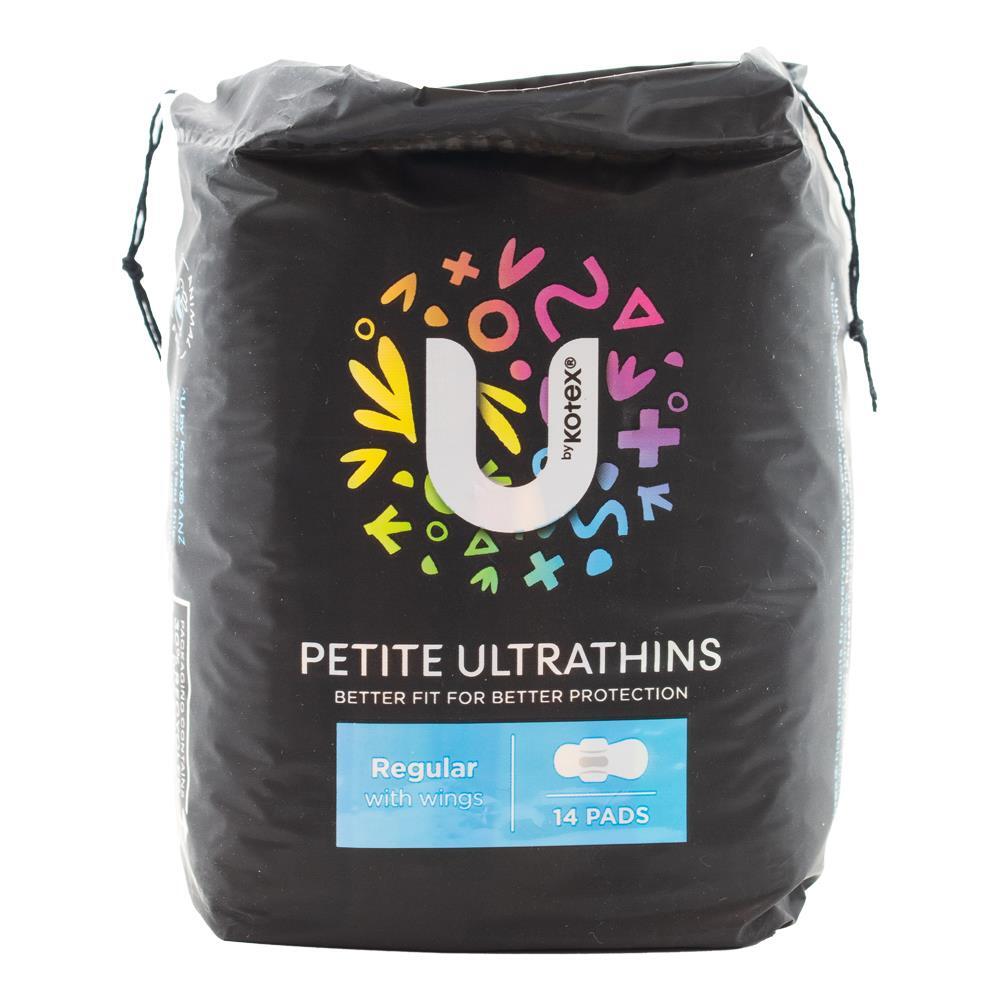 168pc Kotex Petite Ultrathins Women's Sanitary Pads w/ Wings Regular