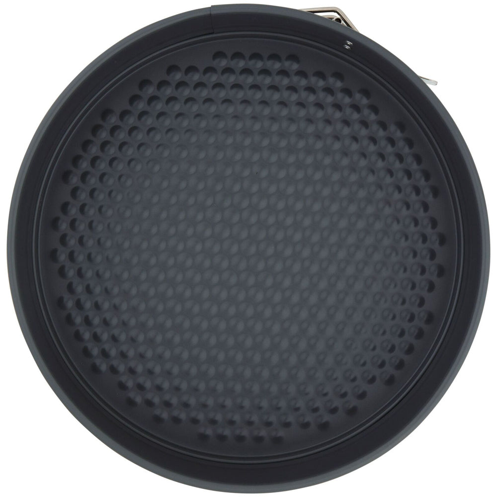 2x Cuisena 23cm Springform Non-Stick Round Cake Tin Baking Pan - Grey