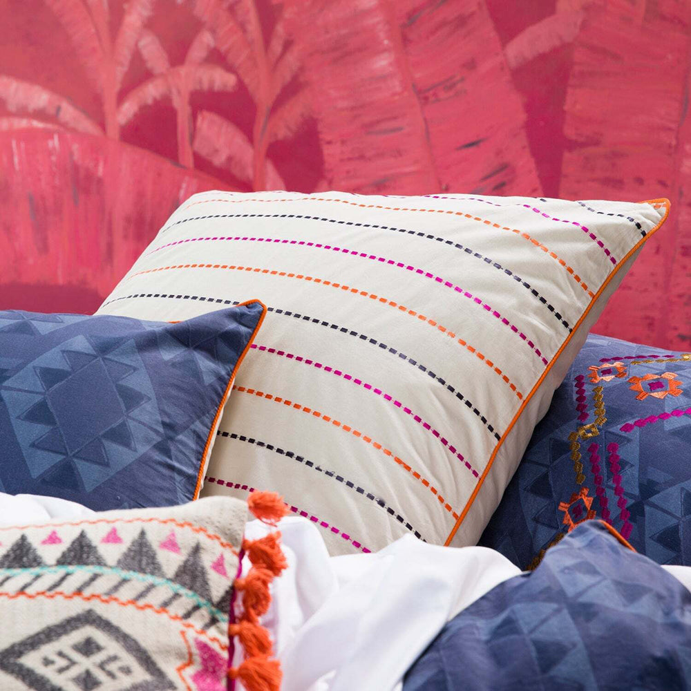 4PK Kas Australia Tarli Euro Throw Pillowcase 65x65cm - Multicoloured