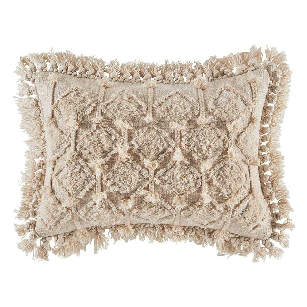 2PK Kas Australia Valeria Filled Cushion Decor Rectangular 40x60cm - Natural