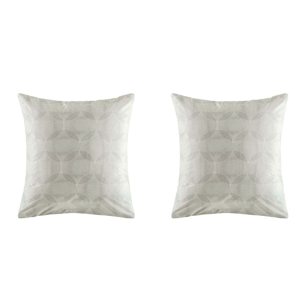 2PK Kas Australia Adele Euro Throw Pillowcase 65x65cm - Multicoloured
