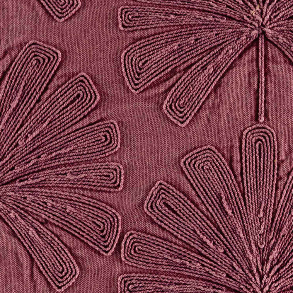 2PK Kas Australia Palma Filled Cushion Decor Square 50x50cm - Raisin