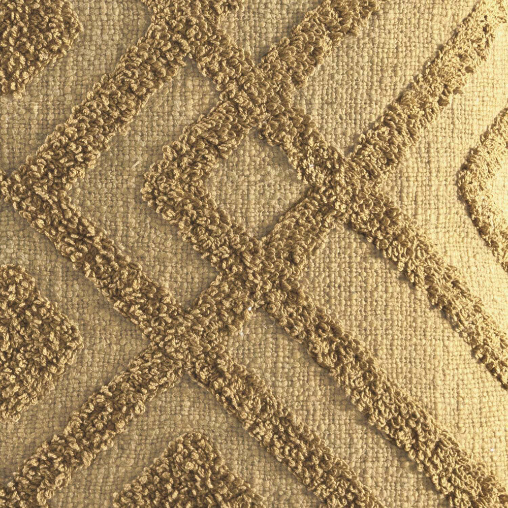 2PK Kas Australia Navari Filled Cushion Decor Square 50x50cm - Wheat