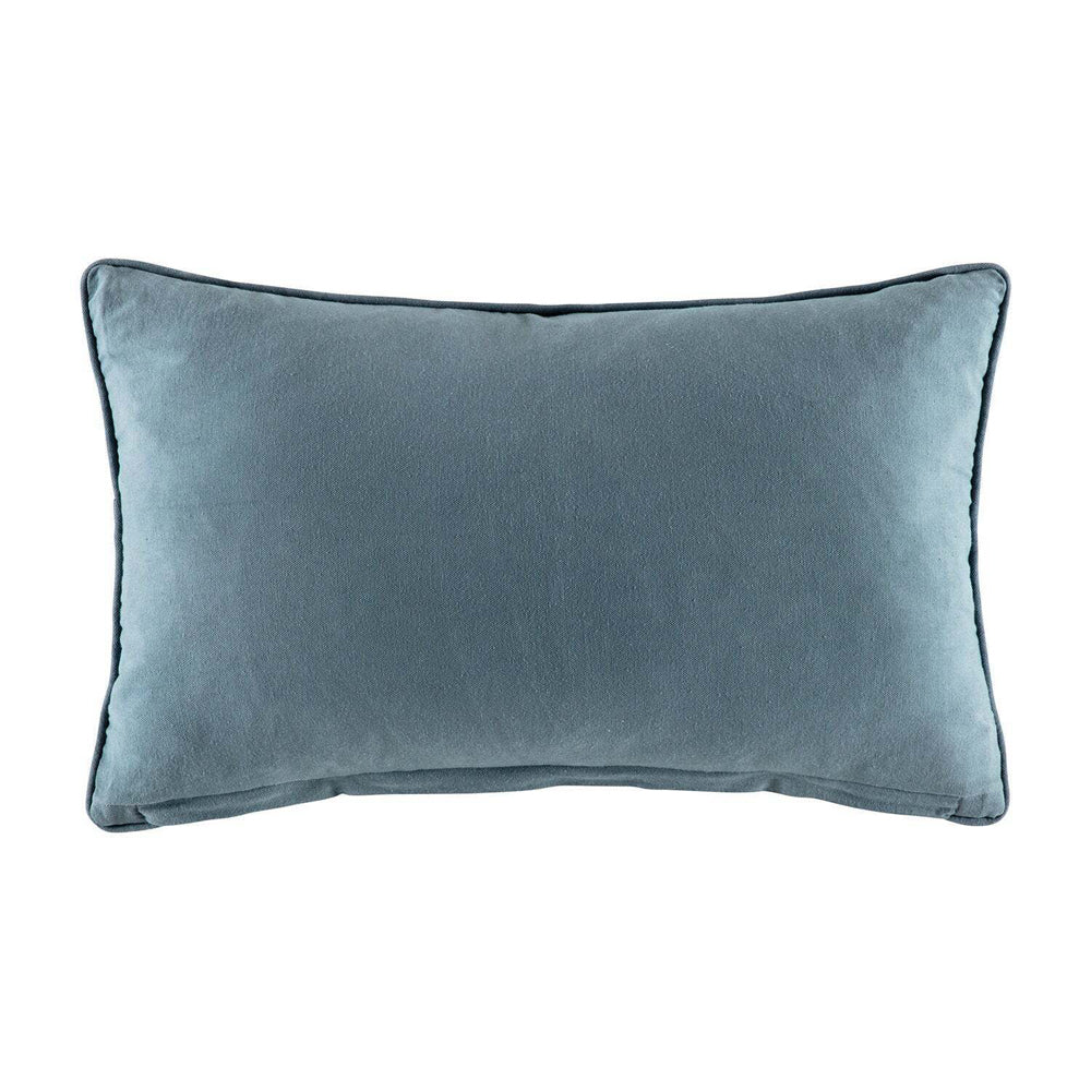2PK Kas Australia Rarak Filled Cushion Decor Rectangular 35x55cm - Blue