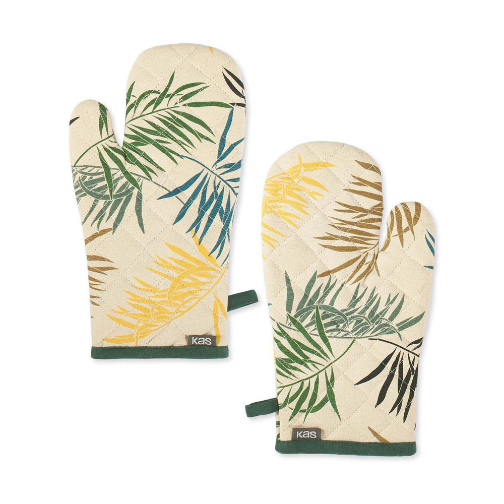 2PK Kas Australia Aruba Oven Mitts Pair Set 18x33cm - Multicoloured