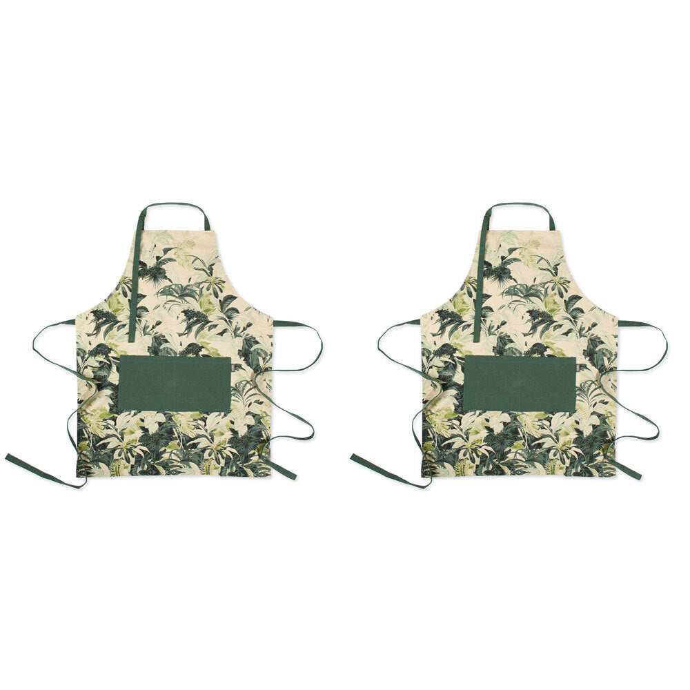 2PK Kas Australia Aruba Cotton Cooking Apron 70x90cm - Multicoloured