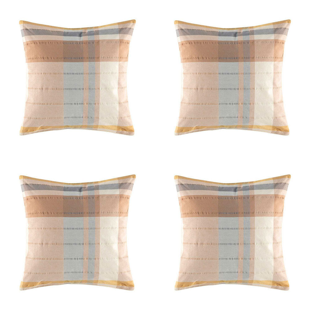 4PK Kas Australia Seville Euro Throw Pillowcase 65x65cm Multicoloured