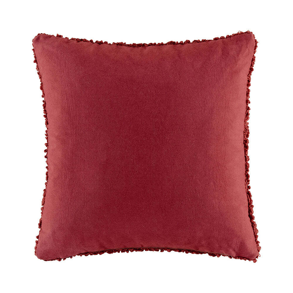 Kas Australia Rye Filled Cushion Decor Square 50x50cm - Brick