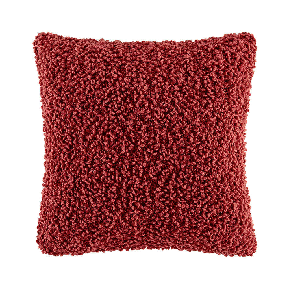 Kas Australia Rye Filled Cushion Decor Square 50x50cm - Brick