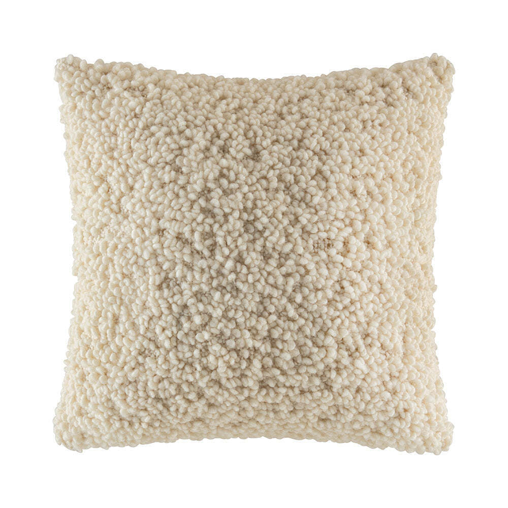 2PK Kas Australia Rye Filled Cushion Decor Square 50x50cm - Cream