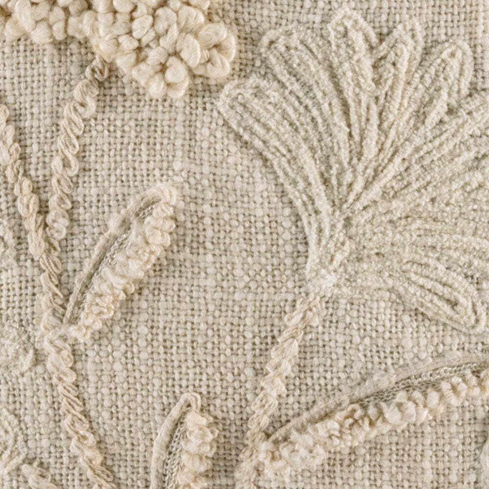 Kas Australia Mika Filled Cushion Decor Square 50x50cm - Natural