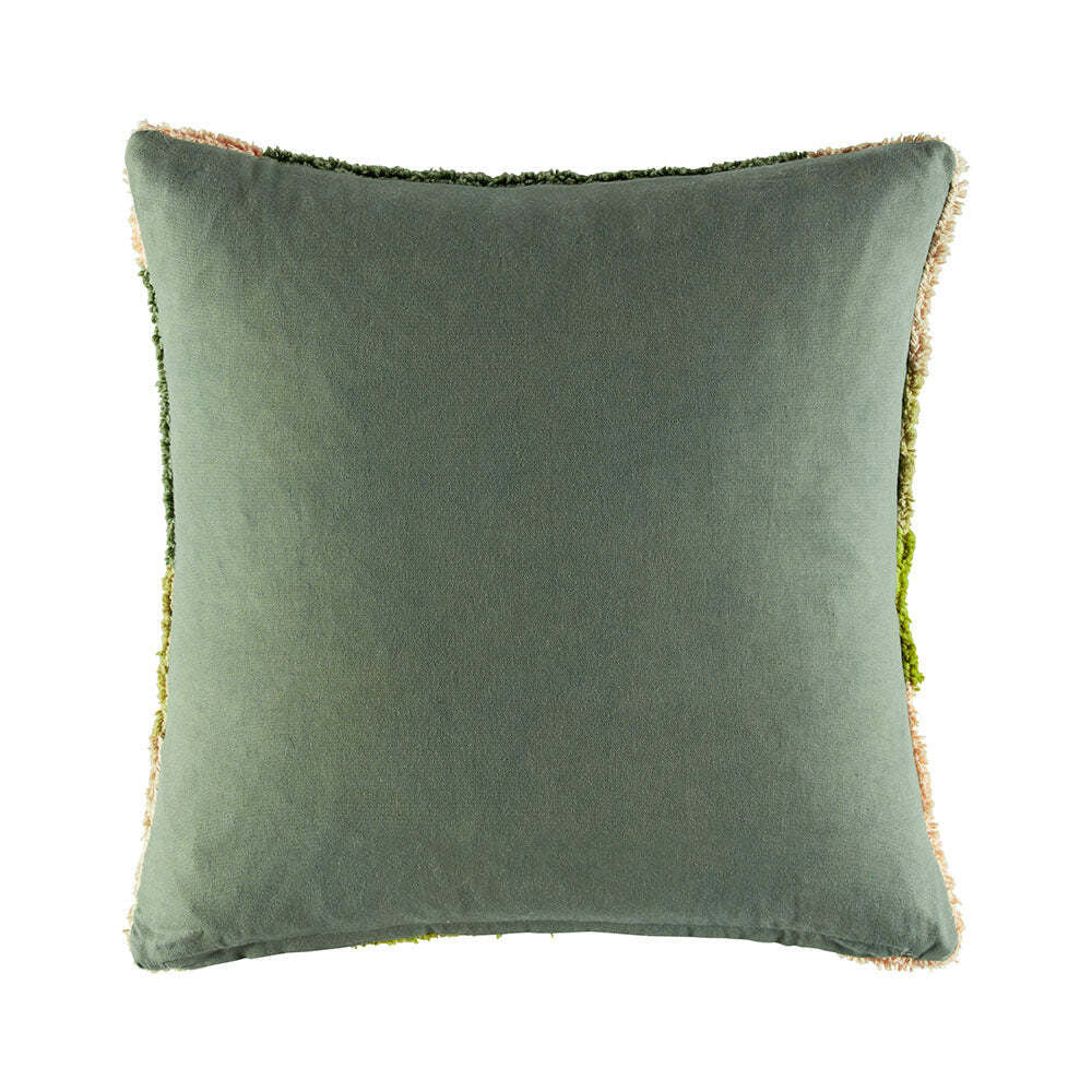 Kas Australia Carta Filled Cushion Decor Square 50x50cm - Green