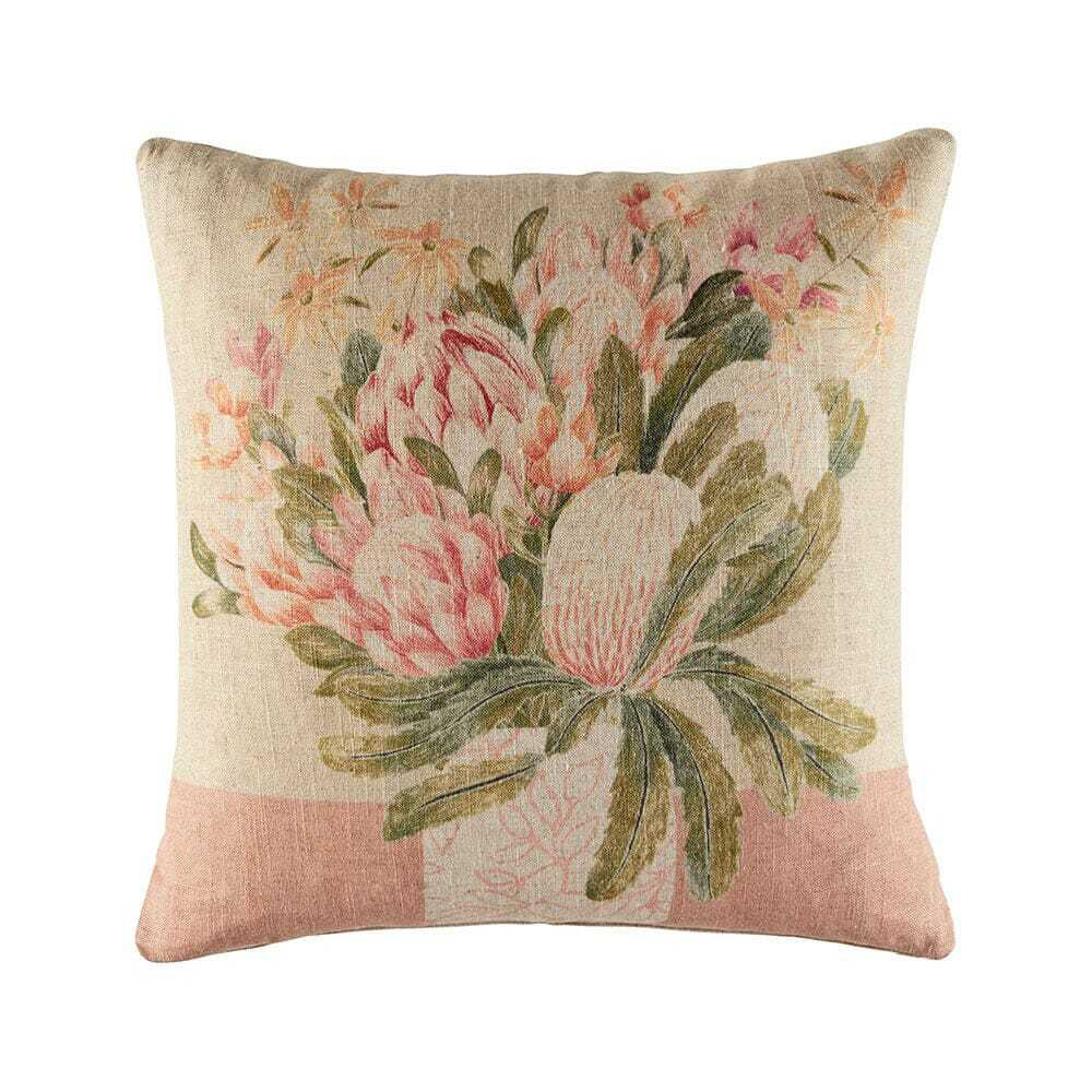 Kas Australia Jana Filled Cushion Decor Square 50x50cm - Multicoloured