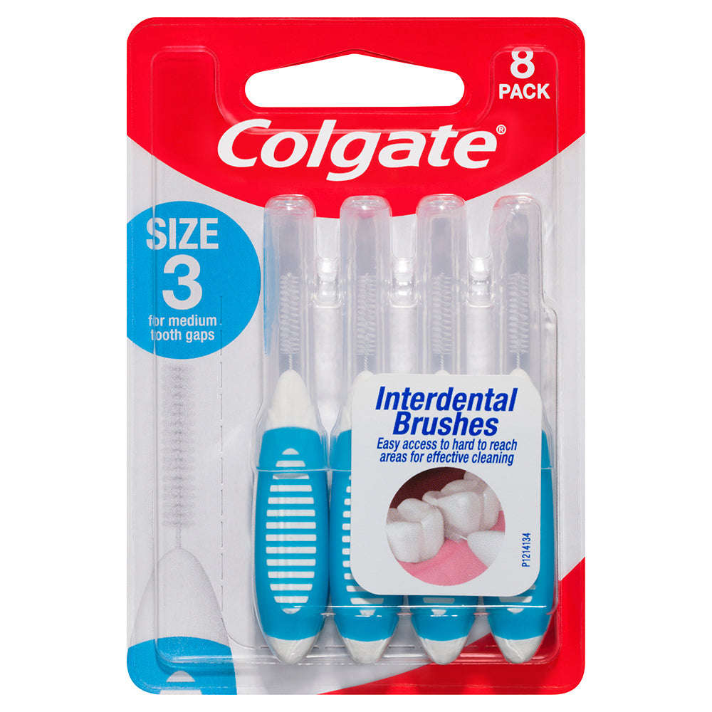 3x 8PK Colgate Interdental Brush - Size 3