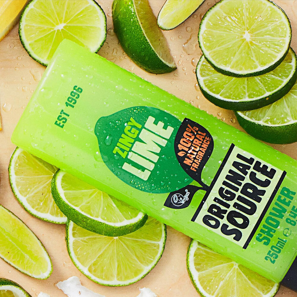 12PK Original Source Shower Gel Body Wash Zingy Lime 250ml