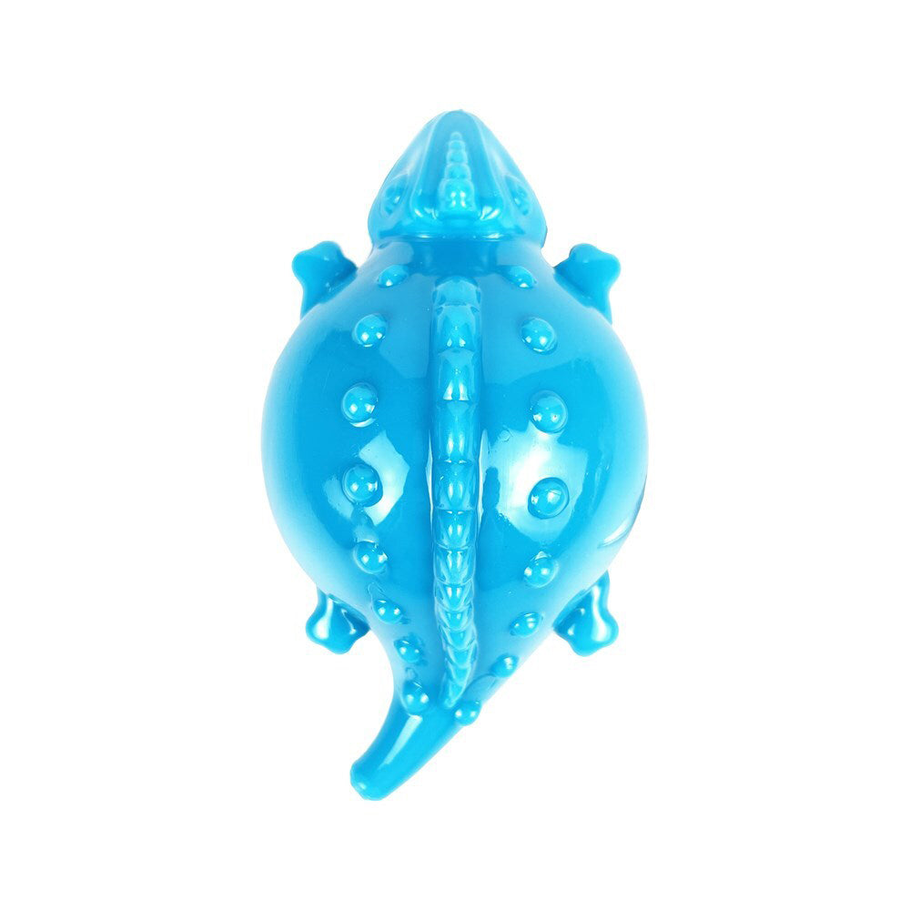 2PK Rosewood Squeaking Lizard Dog Pet Chew Bite Interactive Soft Fun Play Toy Blue