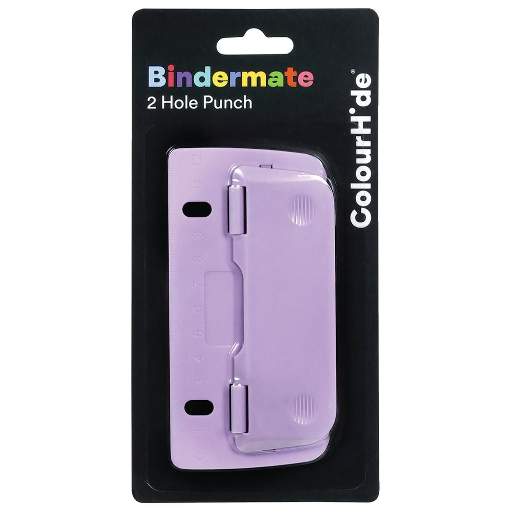 4x ColourHide Bindermate 2 Hole Punch Maker - Purple