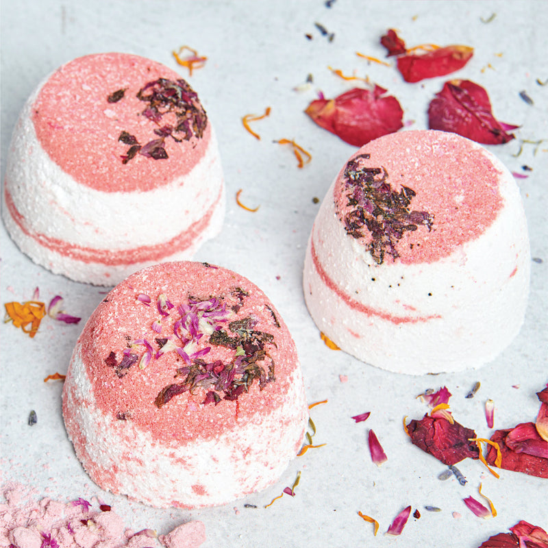 2PK Craft Maker Classic Bath Bomb Making Activity Kit Rose Scented