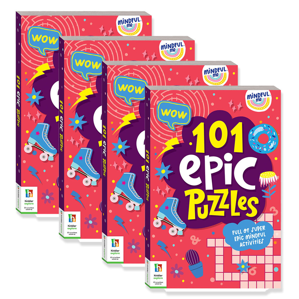 4x Elevate Mindful Me Epic Puzzles Childrens Puzzle Book 6y+