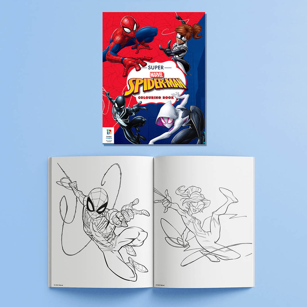 2PK Bookoli Kids Super Spider-Man 64-Page Colouring & Activity Kit