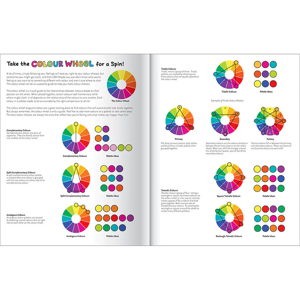 4x Kaleidoscope Notebook Doodles: Adorable Pets Childrens Book 5y+