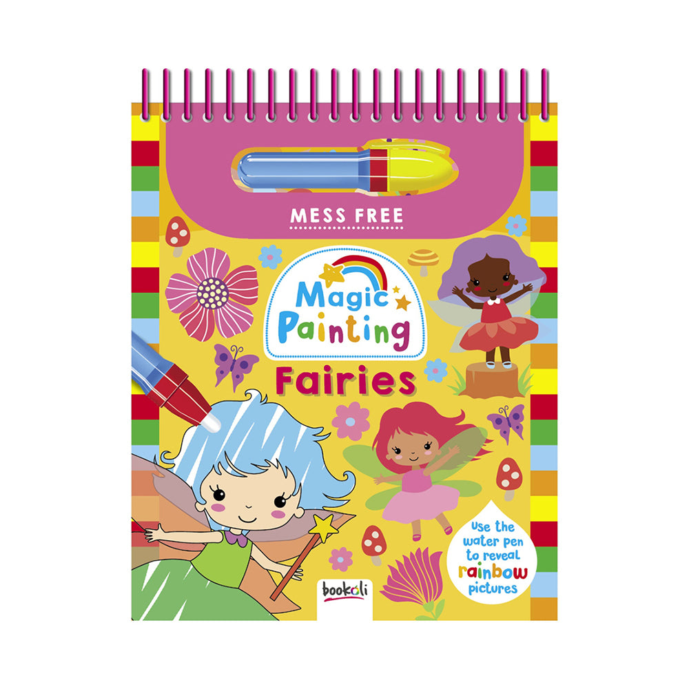 2PK Bookoli Magic Painting Fairies Kids/Children Colouring Book 3-12y