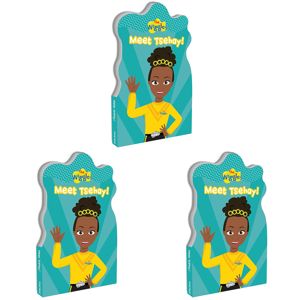 3PK The Wiggles Meet Tsehay Shaped Kids Board Book 0-3y