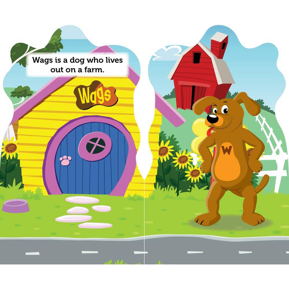 3PK The Wiggles Meet Wags Kids Board Book 0-3y