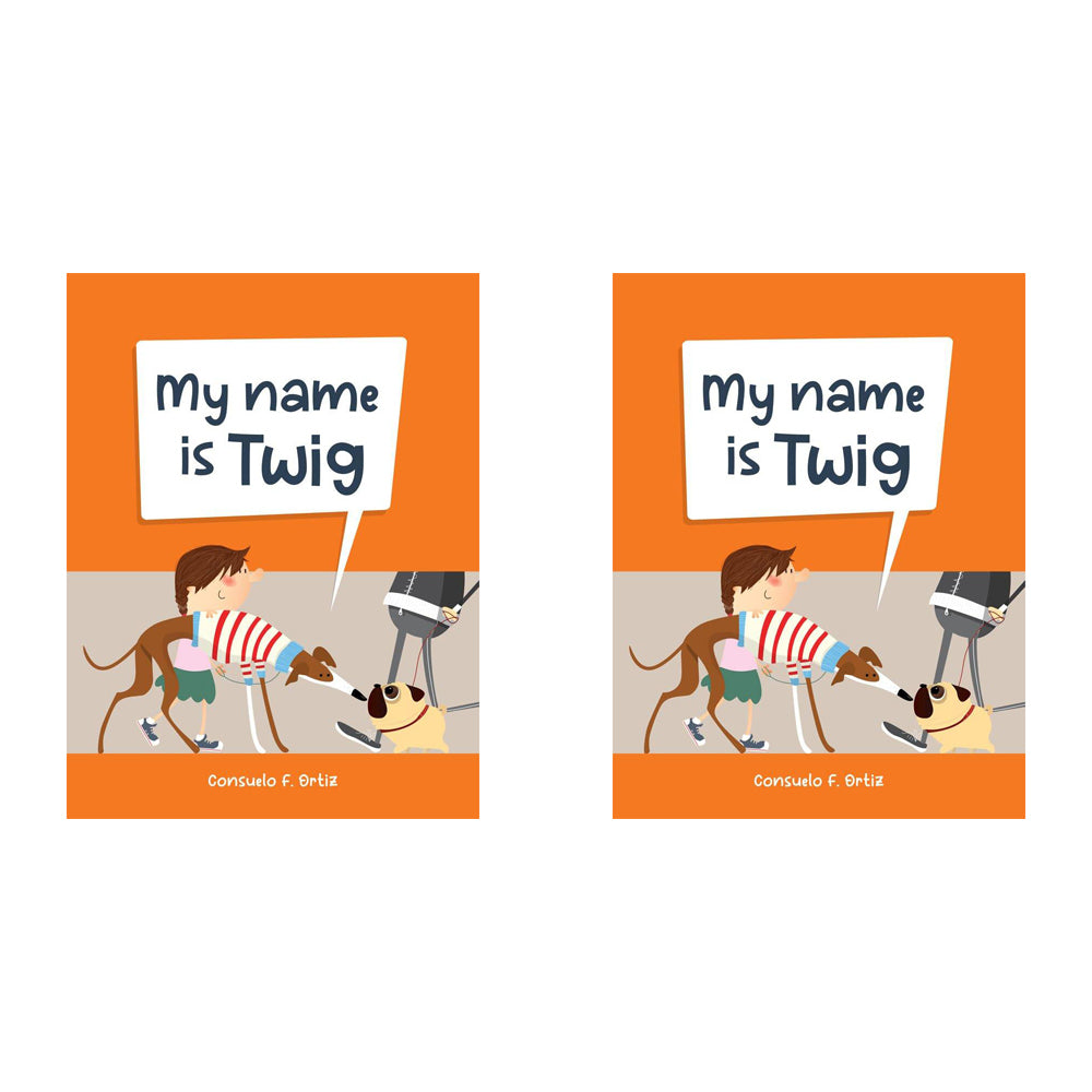 2PK My Name Is Twig Kids Bedtime Story Picture Book 3-8y