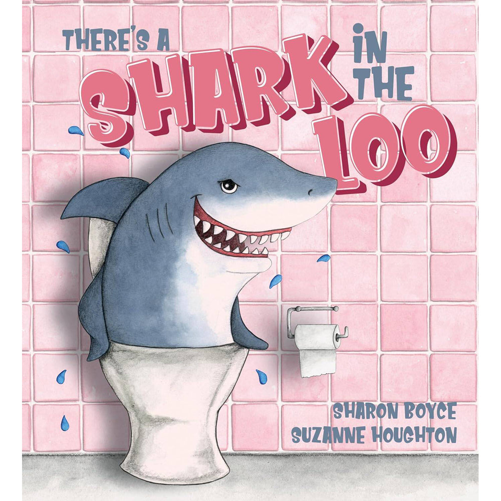 2PK There's A Shark In The Loo Kids Picture Book 3-8y